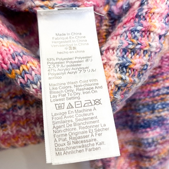 J. Crew Rainbow Knit Sweater Size 2X - Picture 7 of 9